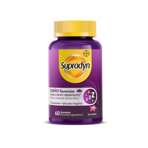 Supradyn Sueño gominolas sabor arándanos, complemento para el descanso nocturno 60 unidades