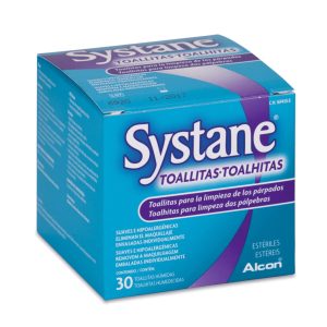 Systane Toallitas húmedas estériles limpieza parpebral 30 unidades