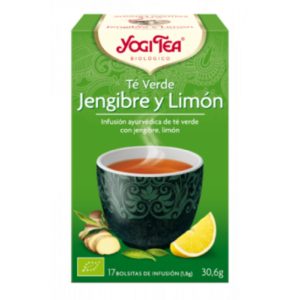 Té Yogi Verde Jengibre Limón Eco 17 Bolsitas