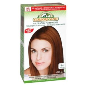 Tinte Natural Bio nº 6.43 avellana – Corpore Sano – 140ml