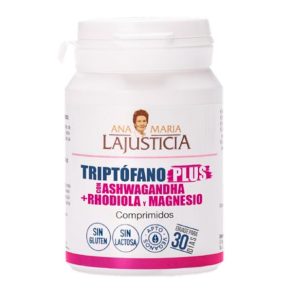 Triptofano Plus Ashwagandha Rhodiola 60 comprimidos
