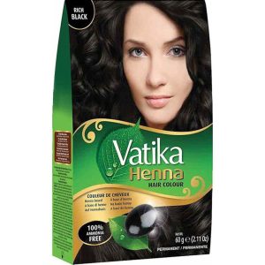 Vatika Henna Negro Sólido – 60g