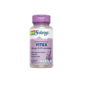 Vitex agnus castus 60 cápsulas Solaray