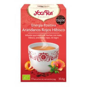 Yogi Tea Energía Positiva Arándanos Hibisco 17 Infusiones